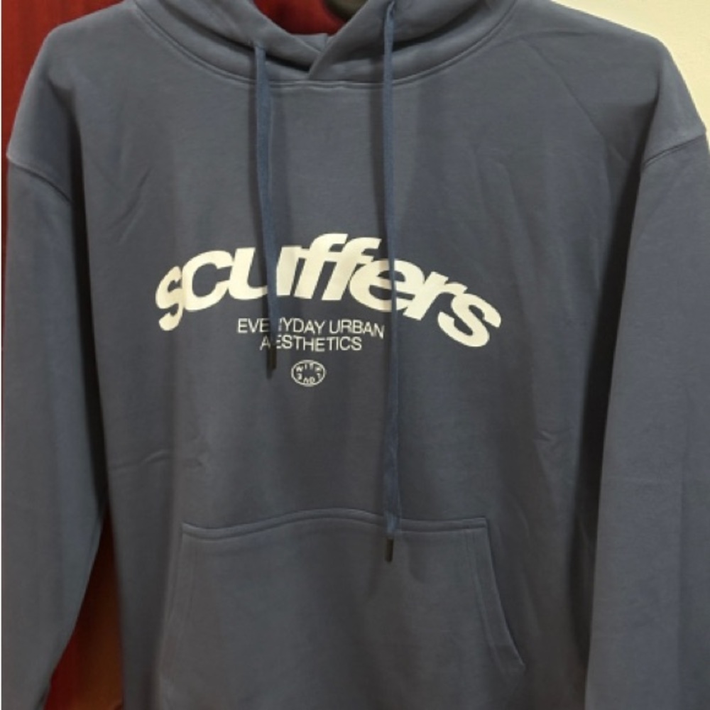 Scufflers Navy Graphic Hoodie - Everyday Urban Aesthetics